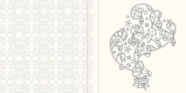 Книга Рождественские чудеса. Книга для творчества и вдохновения (Джоанна Бэсфорд) — 6