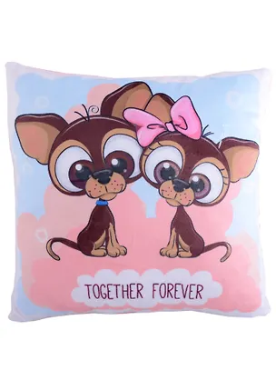 Подушка-игрушка "Веселые чихуа-хуа" 2899752