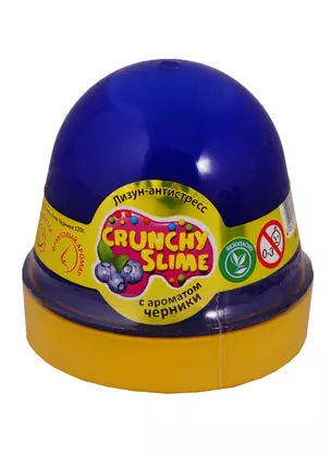 Лизун-антистресс TM Mr.Boo Crunchy slime Черника — 2787647 — 1