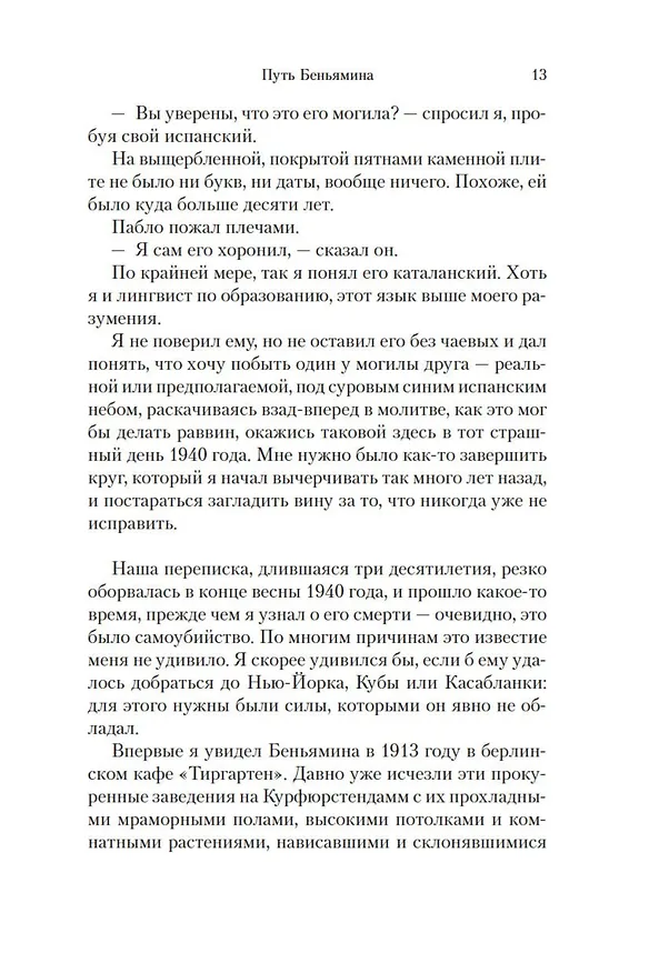 Книга Путь Беньямина (Джей Парини) — 10