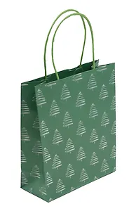 Пакет А4 32*26*12 "Елочки" НГ, крафт