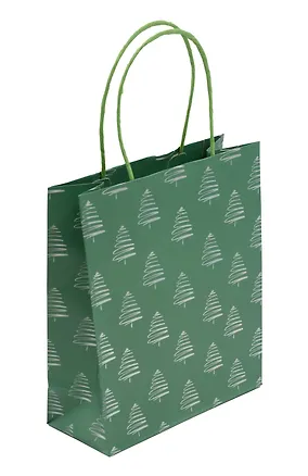 Пакет А4 32*26*12 "Елочки" НГ, крафт 3040711