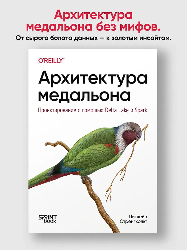 Книга Архитектура медальона. Проектирование с помощью Delta Lake и Spark (Питхейн Стренгхольт) — 3