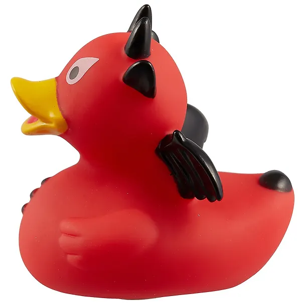 Игрушка для ванной, уточка резиновая FUNNY DUCKS "Уточка дьявол" (1829) 2563494 — 3
