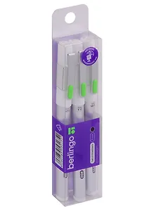 Ручки капиллярные (линеры) 3шт "Precision" черные, 0,25/0,3/0,45мм, Berlingo