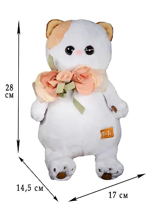 Игрушка мягкая Budi Basa, Ли-Ли с цветами из шёлка, 24см 2573931
