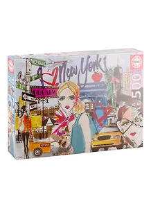 Пазл  Educa 500 эл. Возьми меня в Нью-Йорк 48*34см.