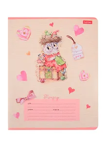 Тетрадь в линейку Hatber, "Совушки-милашки", 12 листов, в ассортименте