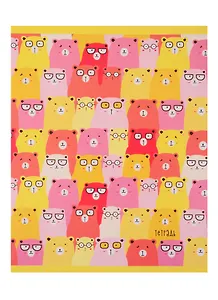 Тетрадь в линейку Unnika, "Ученые мишки", 48 листов, в ассортименте