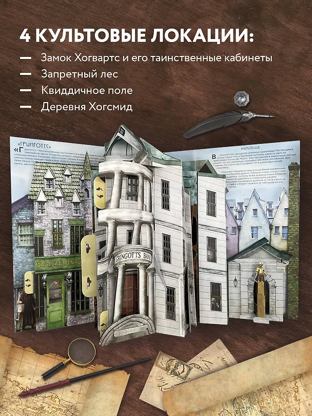 Книга Гарри Поттер. Трехмерная карта Хогвартса и Хогсмида () — 7
