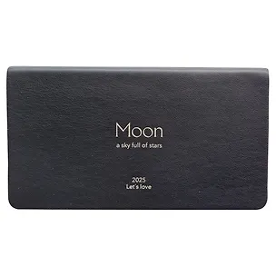 Планинг дат. 2025г 160*90 64л "Universe" черный, карманный, горизонтальный, мягк.переплет, иск.кожа, тонир.блок, ляссе 3055269