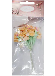 Набор для творчества, Букетик из 4-х соцветий персиковый