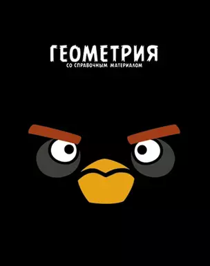 Тетрадь 48л кл. ТЕМА "ANGRY BIRDS" Геометрия выб.лак, справ.мат-лы, Hatber — 229155 — 1