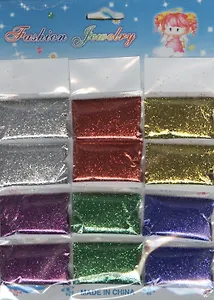 Набор д/творчества глиттер (12 пакетов) (635783) (упаковка)