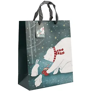 Пакет А4 32*26*12 "Good bear" Новый год, бум.мат. 261774