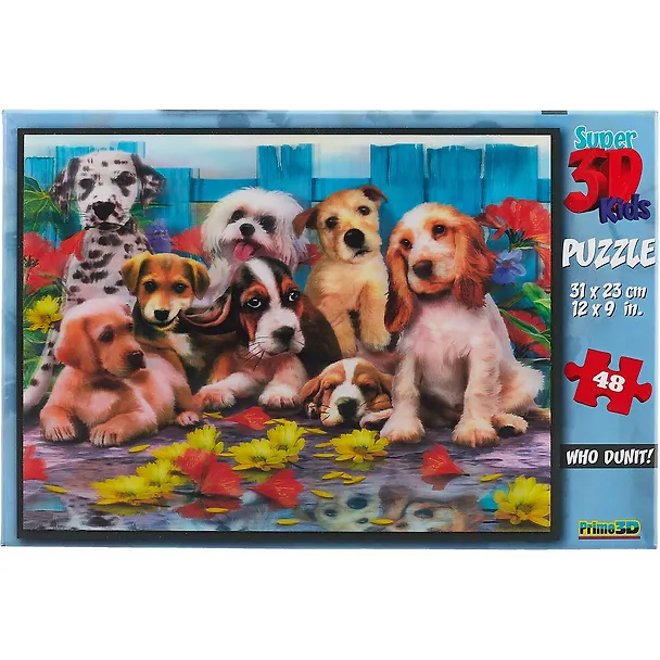 Пазл 48 Super 3D Kids Друзья (31х23) (3+) (10516) (коробка) 2663677 — 2