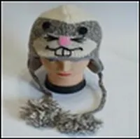 Шапка вязаная Кот (DW000080)