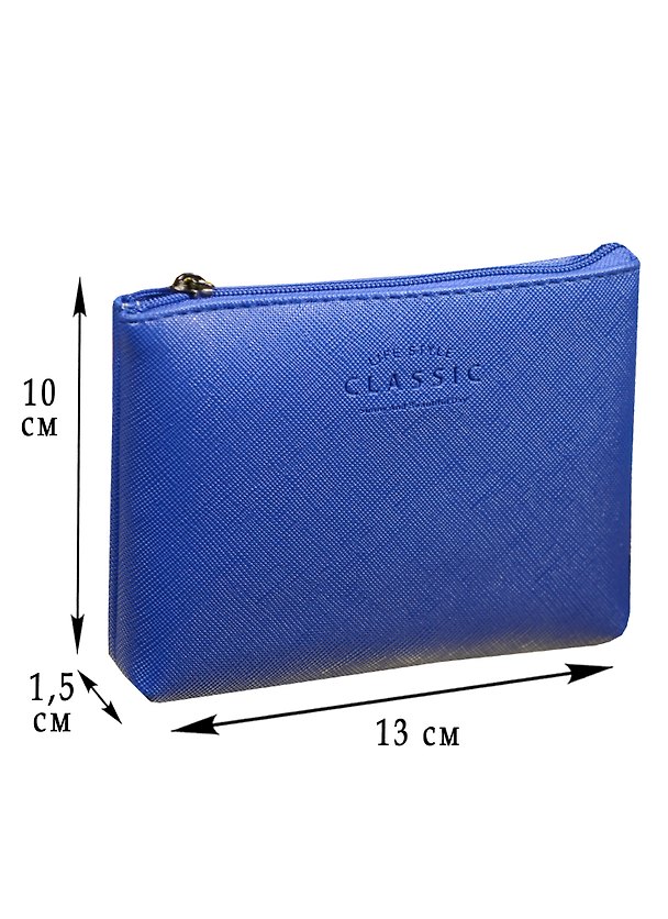 Кошелек на молнии Цветной Classic (ПВХ) (13х10) (LG-8584) 2529779 — 1