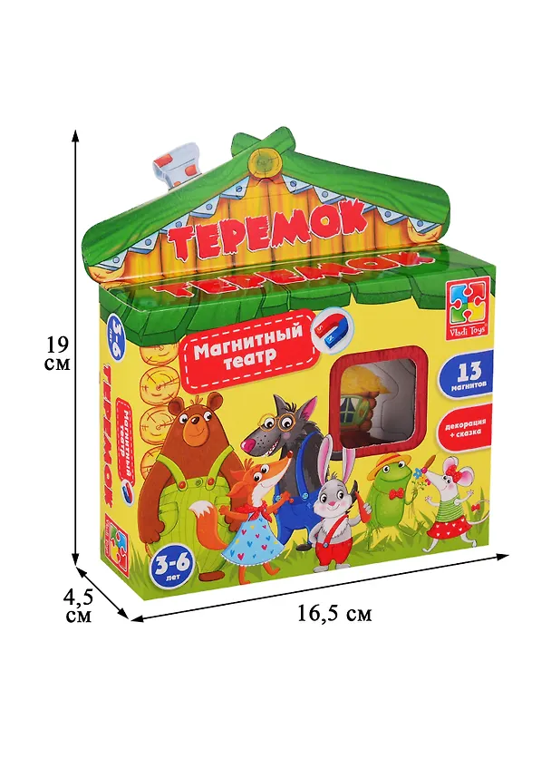 Игра Магнитный театр Теремок, Vladi Toys 2419528 — 3