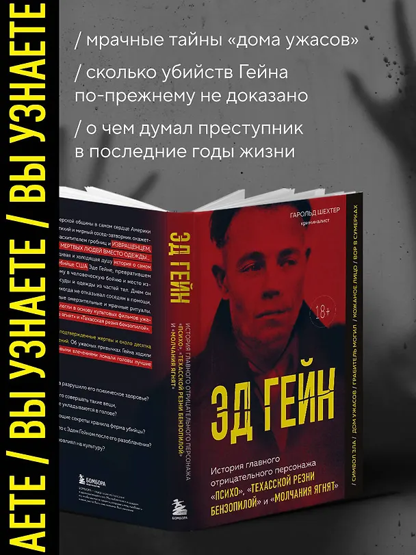 Книга Эд Гейн. История главного отрицательного персонажа «Психо», «Техасской резни бензопилой» и «Молчания ягнят» (Гарольд Шехтер) — 7
