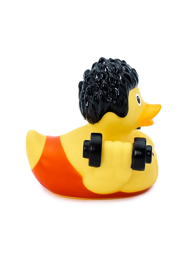 Игрушка для ванной, уточка резиновая FUNNY DUCKS "Культурист уточка" (2098) 3122154 — 2
