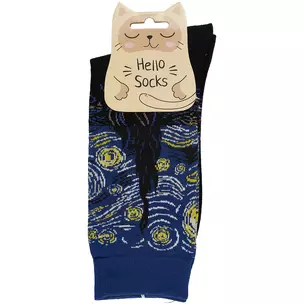 Носки Hello Socks Винсент Ван Гог Звездная ночь (высокие) (36-39) (текстиль) (12-32925-117) — 2884453 — 1