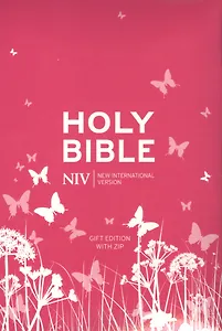 New International Version Holy Bible (серебр. срез) (ПИ) (футляр)