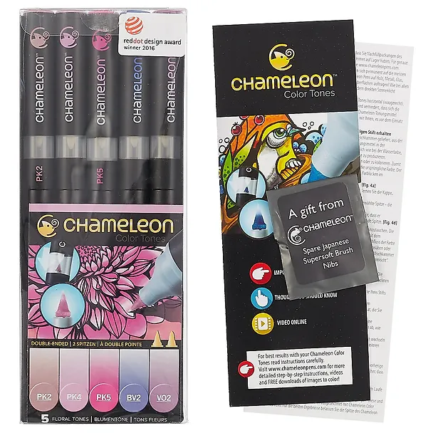 Маркеры Chameleon, «Floral tones», 5 штук 248017 — 4