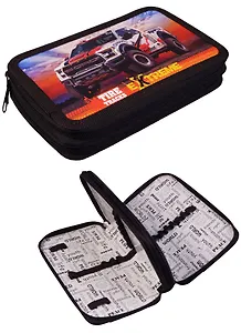 Пенал школьный 2 отделения "Внедорожники"