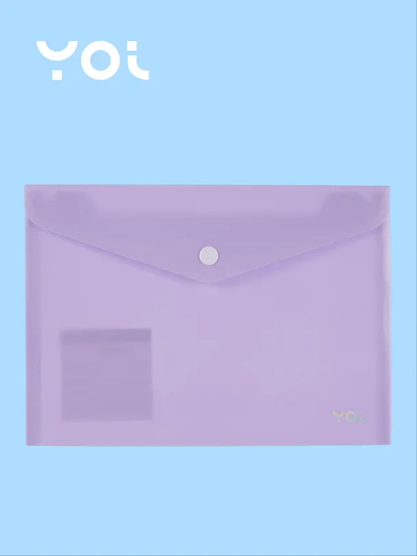 Папка -конверт А5 на кнопке «Pastel», в ассортименте, Yoi 3054320 — 4