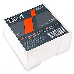Блок для заметок 9*9*4,5 см, в боксе, белый