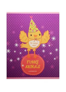 Тетрадь в клетку Unnika, "Праздник", 48 листов, в ассортименте