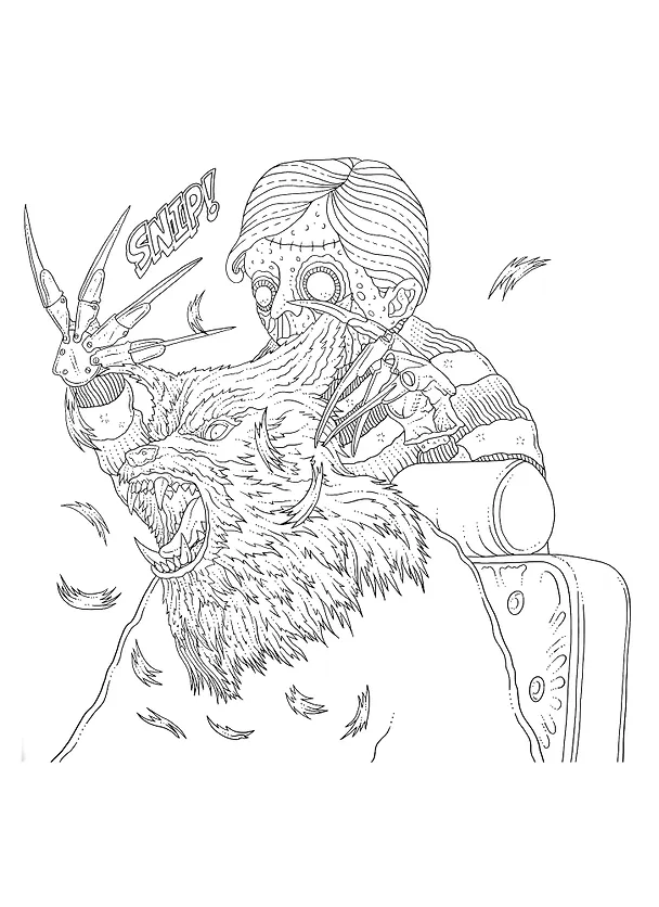 Книга The Beauty of Horror IV: Another Goregeous Coloring Book () — 2