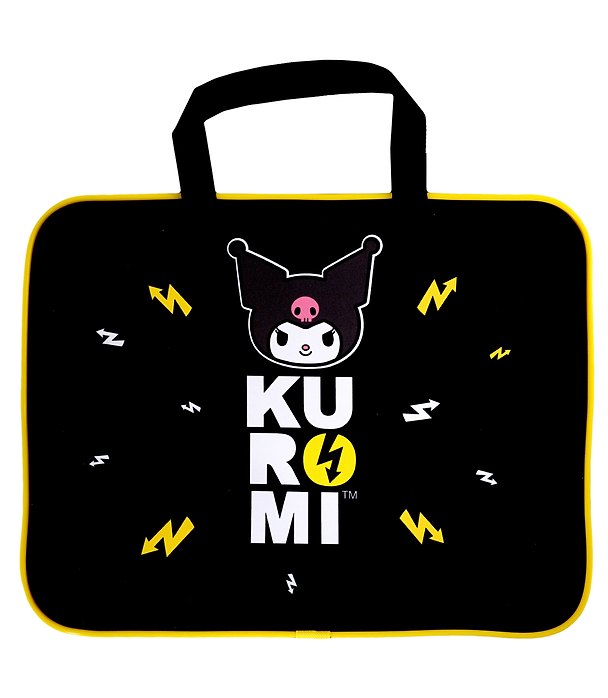 Папка-сумка «Kuromi» А4, полиэстер, чёрная, Centrum 2978274 — 1