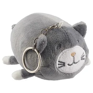 Брелок Котик круглый (11х8) (текстиль) (12-00857-1)