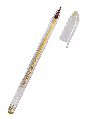 Ручка гелевая "Металлик" 0,5мм, золотая — 200270 — 1