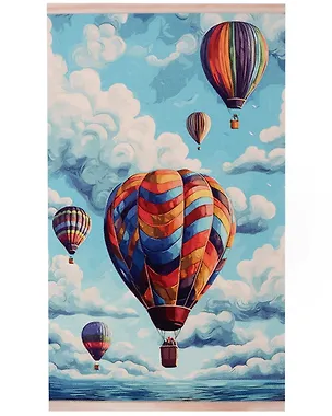 Алмазное панно на подвесе. Воздушное путешествие. 30х50 см. 3028494