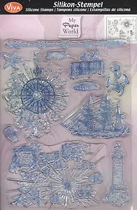 Штамп силиконовый Viva-Silikon-Stempel на море (400301900) (упаковка)