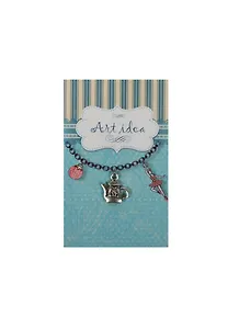 Кулоны в асс.1 Подвеска Чайник с вишней (QA 2592) (14021136) (упаковка)