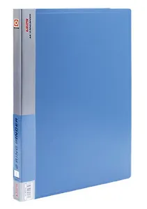 Папка 2кольца А4 24мм, пластик, синяя, Berlingo