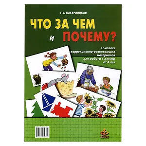 Что за чем и почему?  Комплект коррекционно-развивающих материалов для работы с детьми от 4 лет