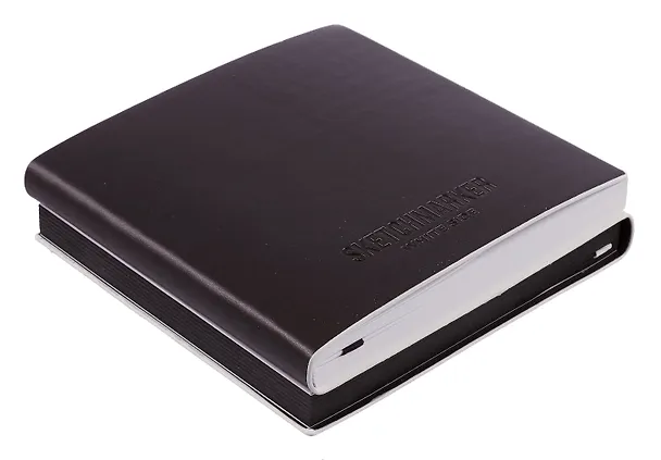 Скетчбук 12*12 60 л "Sketchmarker" Black&White черный, 140г/м2, черный вн. блок + 60 л белый, 140г/м2, белый офсет,  мягк. обл. 3129514 — 2