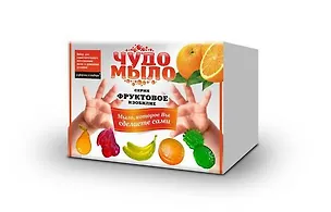 Набор для творчества Каррас Детский набор для приготовления мыла "Чудо-Мыло.Фруктовый набор" 327260