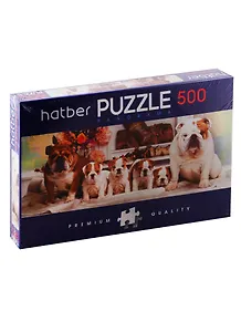 Пазл HATBER Premium 500 эл. 665х230мм.Панорама-Собачки