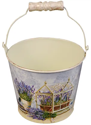 Ведерко декоративное (12х12х18) (металл) (6926061) 2601233