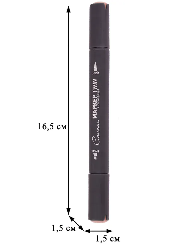 Маркер художественный "Сонет" Twin Brush махагон, Сонет 262934 — 4