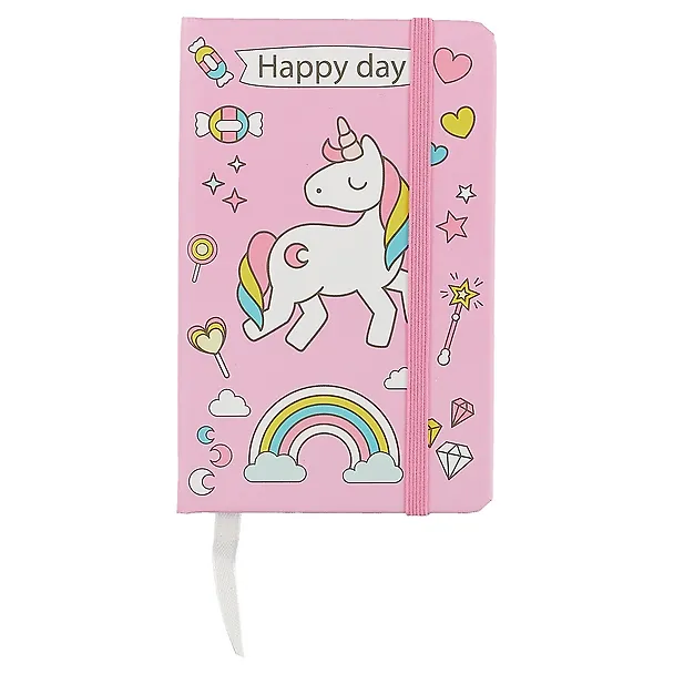 Записная книжка «Happy unicorn» А6, 80 листов в линейку, в ассортименте 247142 — 1
