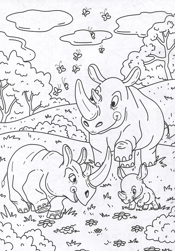 Книга РАСКРАСКА С КАРАНДАШАМИ. ДИКИЕ ЖИВОТНЫЕ () — 5