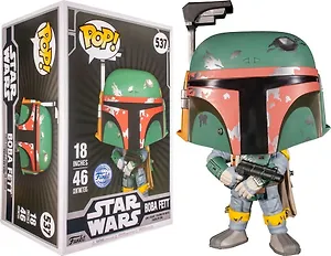 Фигурка Funko POP! Star Wars Boba Fett (Exc) 18 (537) (Fun65045)