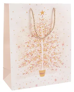 Пакет А4 32*26*12 "Елочка" НГ, бум.мат.ламинат